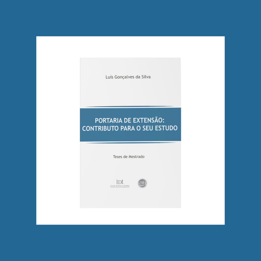 Portaria de Extens&atilde;o: Contributo para o seu Estudo